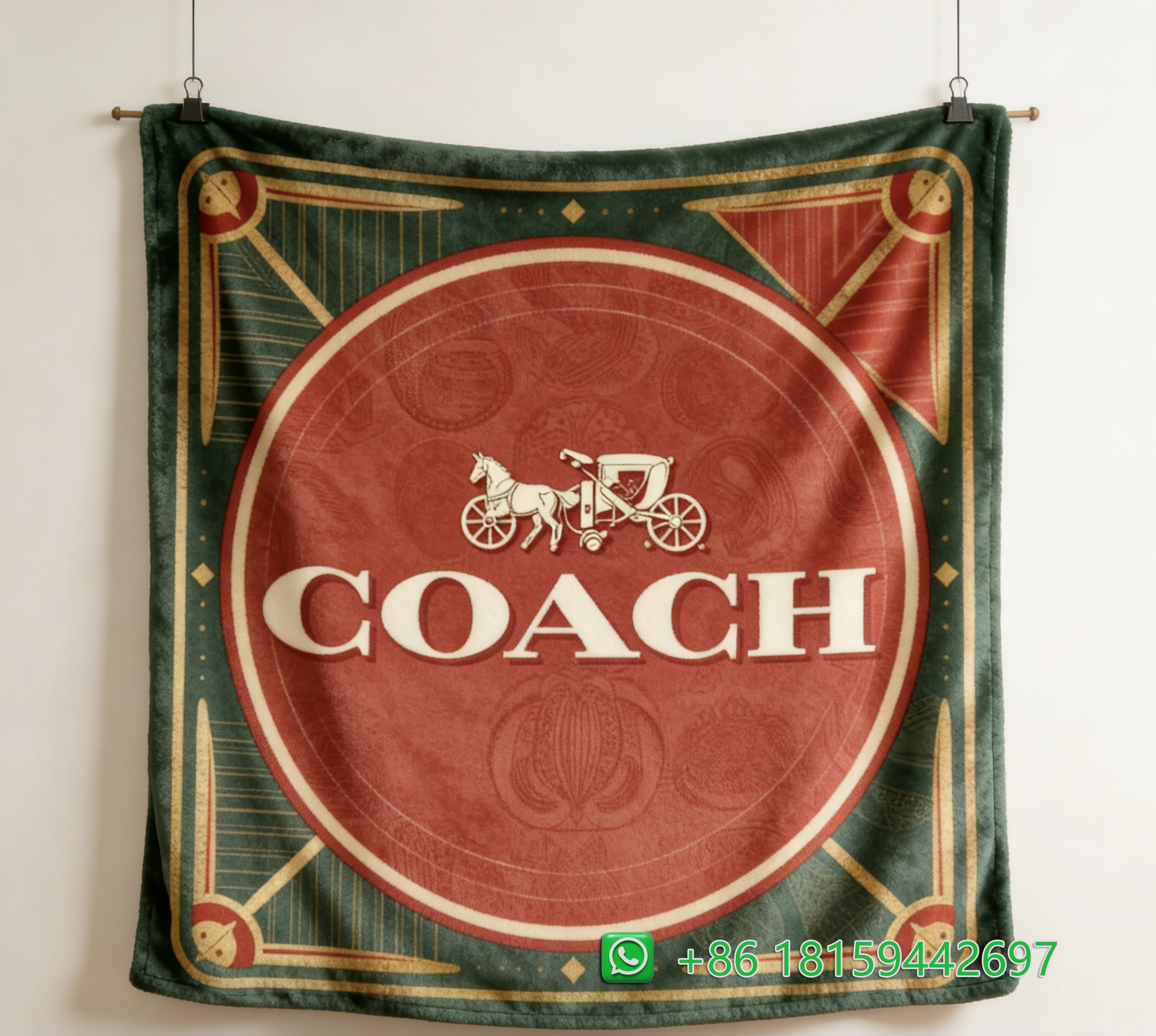 Coach Throw Blankets
